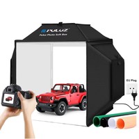 Kotak Cahaya Profesional PULUZ Studio Light 40*40cm Soft Box Studio Foto Nylon dengan 4 Latar Belakang Berwarna