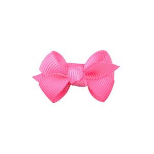 Petites pinces à cheveux pour enfants en plastique fileté faites à la main, couleur unie, <span class=keywords><strong>4</strong></span> cm, épingles à cheveux pour bébé, design nœud papillon, accessoires de fête, vente en gros - Product Image 5