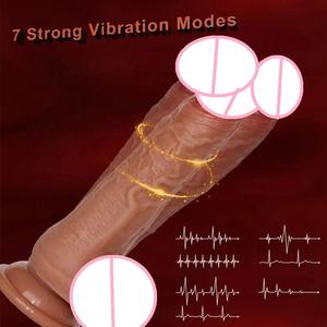 リアルなピストン機能付きバイブレーター ヒーティング機能付き アナル・クリトリス・Gスポット刺激 女性向け大人のおもちゃ - Product Image 3