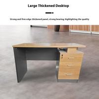 Bureau Moderne Populaire pour la Maison, Meuble Exécutif en MDF, Table d'Ordinateur en Bois pour Bureau et Chambre à Coucher