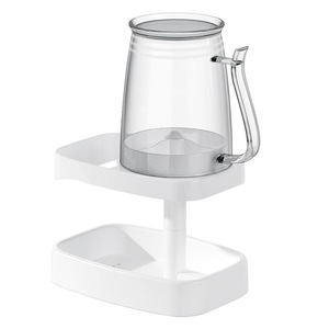 Juego de Organizador de Baño Minimalista, Soporte para Vaso de Gárgaras, Ahorro de Espacio, Almacenamiento en la Encimera - Product Image 1