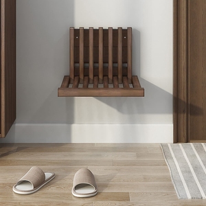Siège <span class=keywords><strong>de</strong></span> douche pliable mural <span class=keywords><strong>en</strong></span> bambou éco-responsable Eco Go <span class=keywords><strong>pour</strong></span> <span class=keywords><strong>salle</strong></span> <span class=keywords><strong>de</strong></span> <span class=keywords><strong>bain</strong></span> et salon, design contemporain - Product Image 3