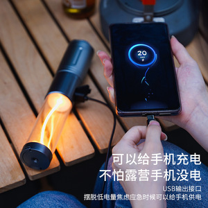 <b>Camping</b> <b>Lantern</b> Rechargeable 360 Degree <b>Led</b> Light Aluminum Alloy Portable Outdoor Lighting For Tent Use - Product Image 5