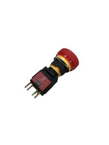 Botón pulsador de plástico plano y redondo de alta calidad, con carcasa de plástico de buena calidad, IP65, con función de bloqueo. - Product Image 3