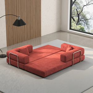 Divano Letto di Qualità per Esportazione, Set per Appartamenti di Piccole Dimensioni, Stile Nordico, Estensibile e Comprimibile, Facile da Riporre - Product Image 5