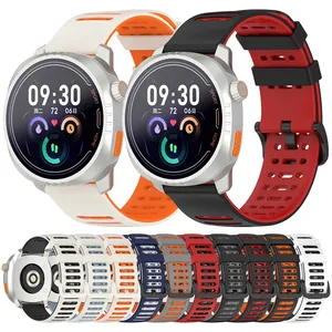 Correa de silicona de 22mm para <span class=keywords><strong>Polar</strong></span> Vantage V3 M2/M pulsera deportiva para <span class=keywords><strong>Polar</strong></span> Grit X Pro Titan Band <span class=keywords><strong>Smartwatch</strong></span> pulsera de repuesto - Product Image 1
