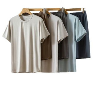 Nuovo Set <span class=keywords><strong>Pigiama</strong></span> Estivo Traspirante in Lyocell per Coppie 2026 - <span class=keywords><strong>Pantaloncini</strong></span> Donna e <span class=keywords><strong>Uomo</strong></span> - Product Image 5