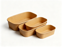 Bol biodégradable et compostable en bagasse de canne à sucre, écologique, jetable, compatible micro-ondes, pour soupes et aliments, idéal pour les fêtes