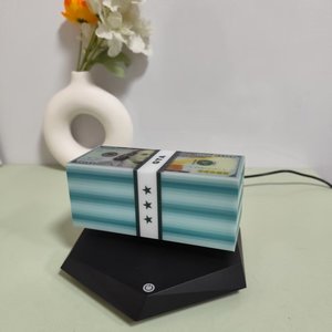HCNT Magnetic levitation GTA USD dollar touch control 3-color <b>light</b> home decoration creative gift birthday banknote <b>light</b> - Product Image 4