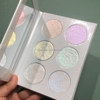 Créez votre logo de marque : Palette d'ombres à paupières pigmentées mates, scintillantes et chatoyantes, personnalisable en gros, marque privée, DIY