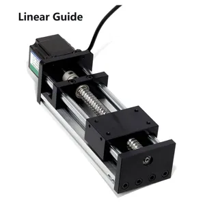 KH1610 50-600mm personnalisable automatisation leader de l'industrie roulements à billes CNC en acier inoxydable rails de guidage linéaires Module coulissant