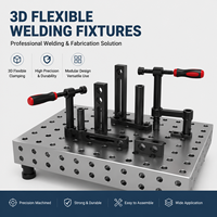Kit de fixation de soudage modulaire, goupilles de positionnement et gabarits de serrage pour plateforme de soudage flexible 3D D16 D28