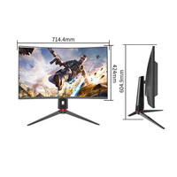 Moniteur de PC de jeu incurvé OEM sans cadre HDR Gsync 32 pouces 1080p 240Hz 1ms