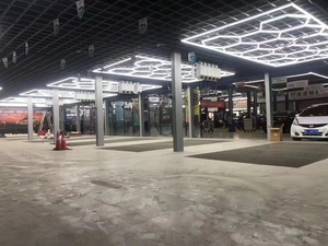 Luminaire suspendu hexagonal Nano Leaf pour plafond, mur, cuisine, îlot, 24 pouces, connecteur, micro-atelier, RGB, AC, IP55 - Product Image 4