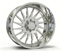 Jantes forgées en alliage personnalisées 24X14 22x12 26X12 28X16 8x170 8x180 6x139.7 8x6.5 Polies à déport profond pour Ford F-150 F-250 RAM