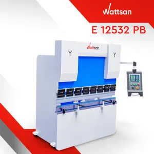 Wattsan E 12532 PB 125 tons Easy To Operate bending metal from 30 to 160 tons cnc press brake hydraulic brake press