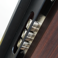 Portes pivotantes d'entrée principale en acier de sécurité modernes et de haute qualité, personnalisées pour les maisons résidentielles extérieures