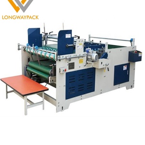 Flexo corrugated box carton pasting machine paperboard folding gluing press type carton folder gluer machine