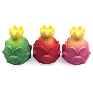 GP122514 Broyeur à herbes 4 couches en plastique et métal au design fruit de dragon multicolore, personnalisable avec logo - Product Image 1
