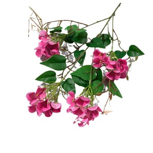 Bouquet d'hortensias artificiels à 4 têtes, fleurs en soie pour décoration de mariage et arrangement de salon - Product Image 5