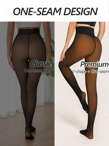 <span class=keywords><strong>Leggings</strong></span> Invernali da Donna con Logo Personalizzato, Vita Alta, Spessi, Elasticizzati, <span class=keywords><strong>in</strong></span> Poliestere, Stile Vintage, <span class=keywords><strong>Foderati</strong></span> <span class=keywords><strong>in</strong></span> <span class=keywords><strong>Pile</strong></span>, Effetto Push-Up e Controllo Pancia - Product Image 4