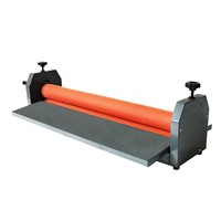 Laminateur manuel à froid de bureau 1000 mm en gros pour usine avec rouleaux en caoutchouc de haute qualité pour vinyle, photo, carton A0 A1 A2 A3 A4 A5 A6 B4 – Utilisation en studio