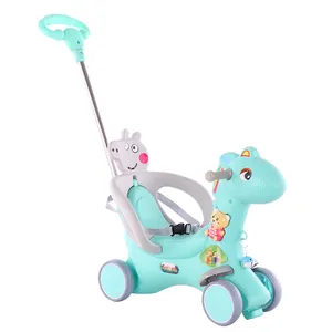 Cung Cấp Trong Nhà Giá Rẻ An Toàn Bé Đi Xe Trên Động Vật Nhựa Rocking Horse