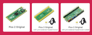 Waveshare Raspberry Pi Pico 2 Papan Pengembangan Mikrokontroler Berbasis Chip RP2350 Resmi Desain Arsitektur Ganda Dual-core - Product Image 6