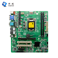 Nouvelle carte mère industrielle OEM ODM LGA1150 Intel I3/I5/I7 Q85 DDR3 16 Go de RAM max 11 USB 2 LAN SATA VGA Sortie HD PCIe X16/X4 ATX