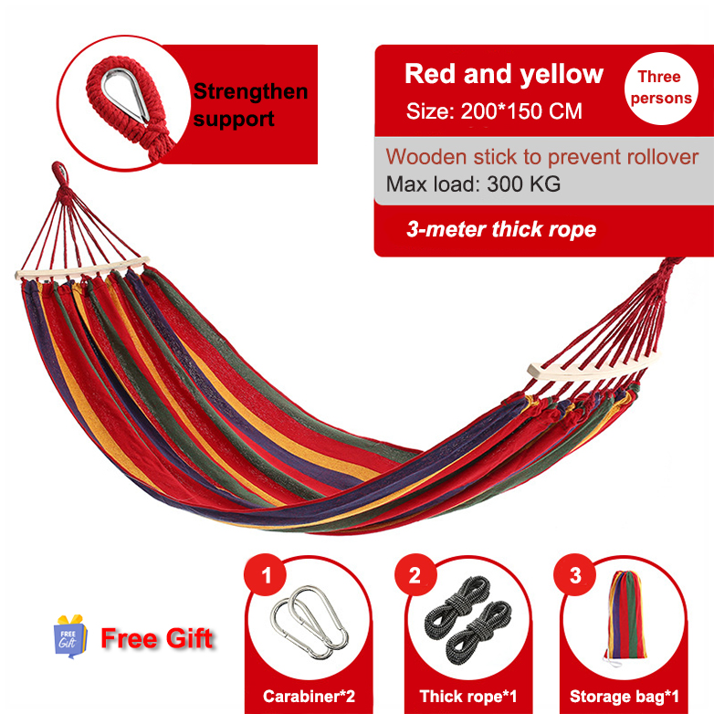 Red and yellow (3 persons)