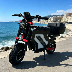 Scooter Eléctrico para Adultos Geofought Molo 5 de 72V 10000W 50AH, Stock Local en EE. UU., Motor Dual, Amortiguador Hidráulico, Scooter Todoterreno de 14 Pulgadas - Product Image 1