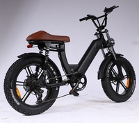 Venta de fábrica Bicicleta de montaña eléctrica gorda de 20 pulgadas 48V 10ah Almacén DE LA UE y EE. UU. Bicicleta eléctrica de rueda gorda