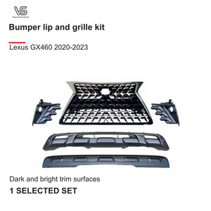 Stoßstangenlippen- und Kühlergrill-Kit für Lexus GX460 2020-2023 - Product Image 1