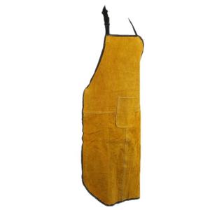 Genuine Cow Suede <b>Leather</b> BBQ Bib <b>Apron</b> Sleeveless Classification Welding <b>Apron</b> - Product Image 2