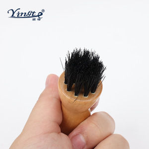 Cepillo para Zapatos de Madera Maciza Yinste, Herramienta para el Cuidado del Cuero con Pelo de Cerdo, para Pulir y Encerar - Product Image 3