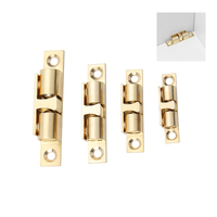 Loquet à rouleaux à double bille en laiton moderne de 40, 50, 60, 70 mm pour armoires/placards, hôtels, cuisines, salons, salles de bain