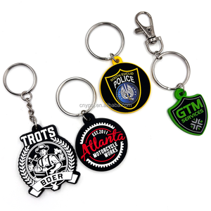 Llavero promocional de Pvc con logotipo personalizado, llavero con código QR, logotipo personalizado con código QR, llavero de Pvc suave - Product Image 1