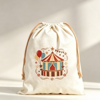 Sac à dos personnalisé imprimé avec cordon de serrage, réutilisable, pour enfants, école, camping, sports, sac cadeau à thème personnalisé
