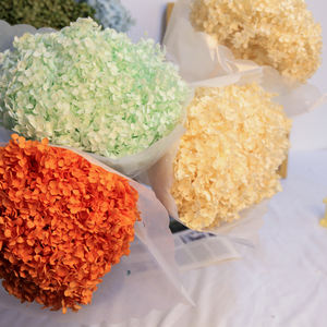 Nuevo arreglo de decoración del hogar de boda, ramo seco, flor estabilizadora de eternidad con ramas, flores de Hortensia preservadas - Product Image 5