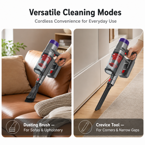23kPa Cordless Stick <b>Vacuum</b> Cleaner 200W BLDC Motor Up to 50Min Runtime HEPA Handheld <b>Vacuum</b> for Home Car - Product Image 4