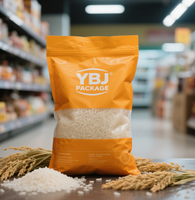 Conception personnalisée vide 25kg 50 kg 60kg 100kg sac en plastique tissé en PP 50 kg sac en polypropylène sac d'emballage de riz laminé Bopp en vente