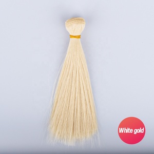 <span class=keywords><strong>Parrucche</strong></span> in Plastica Resistenti al Calore 15*100cm per Bambole Mini e Fashion, Capelli per Bambole BJD 1/3 1/6 Fai-da-Te - Product Image 4
