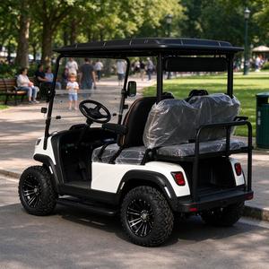 Carrito de Golf Eléctrico de 4 Plazas, Carrito de Golf Todoterreno de Litio con Suspensión Independiente, Pantalla Grande, Audio y Color Personalizable - Product Image 1