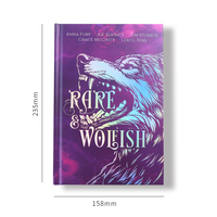 Fabricant de livres d'édition spéciale sur mesure, reliure rigide extra épaisse, impression de romans fantastiques, bords pulvérisés, section cousue