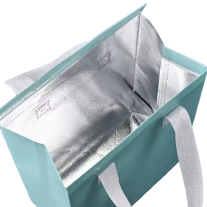 Bolsa Térmica Autoadhesiva Portátil para Alimentos, Bolsa Refrigerante de Papel de Aluminio No Tejido para Almuerzo, Picnic y Comida para Llevar - Product Image 6