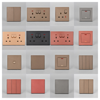 KLASS offre spéciale UK standard double 2 10A 13a 16a 20a 32a 45a chargeur usb usb prise électrique murale et interrupteur