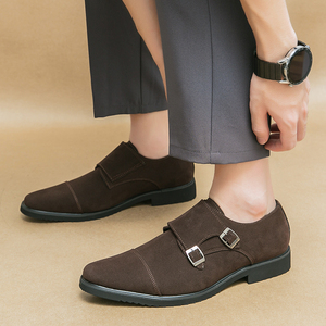 <span class=keywords><strong>Mocasines</strong></span> de Ante para <span class=keywords><strong>Hombre</strong></span>, Estilo Italiano, Cómodos, Tallas 38-46, Zapatos Oxford de Vestir para Oficina, Negocios, Sin Cordones - Product Image 6