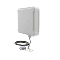 Antenne de lecteur intégré RFID longue portée RS232 RS485 Weigand UHF de 1 à 6 mètres 7dbi pour contrôle d'accès/parking