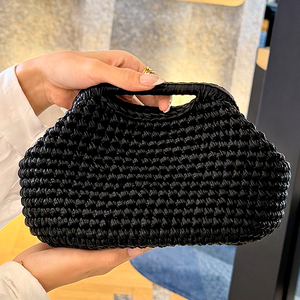 Sacs à main faits à la main, sacs en crochet aux couleurs vives, <span class=keywords><strong>kit</strong></span> de sacs de luxe pour femmes, sacs à main de luxe pour femmes, vente en gros - Product Image 3