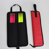 Drum Kit Bunte Drum Stick Aufbewahrung tasche Hand gehaltene wasserdichte Stoff Drum Stick Percussion Instrument Zubehör Aufbewahrung tasche